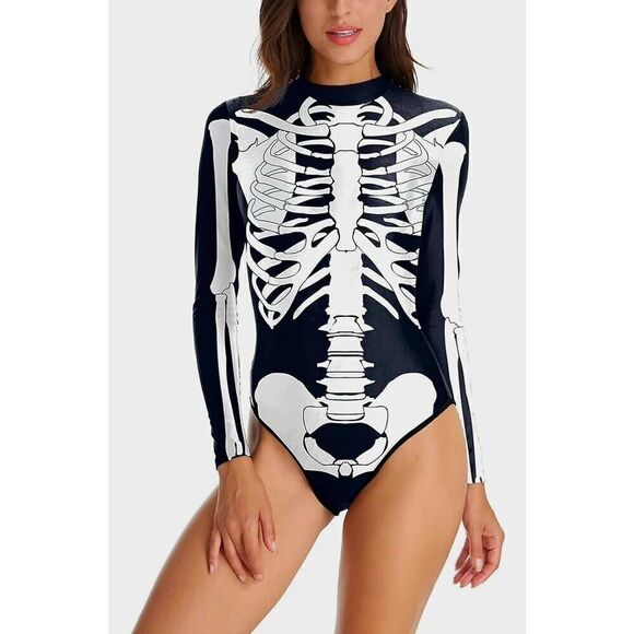 TIMEMORY SKELETON BODYSUIT - Picture 1 of 5